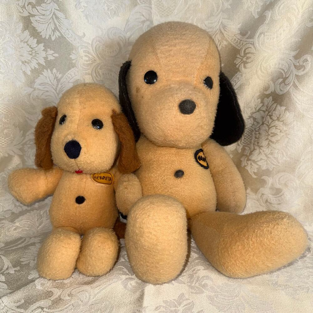 Vintage 1964 NY World’s Fair Henry & Henrietta Dog Plush Set Animal Fair Rare